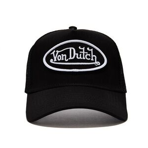 Von Dutch Iconic Trucker Hat / Black and White | Classic, Unisex | NIB